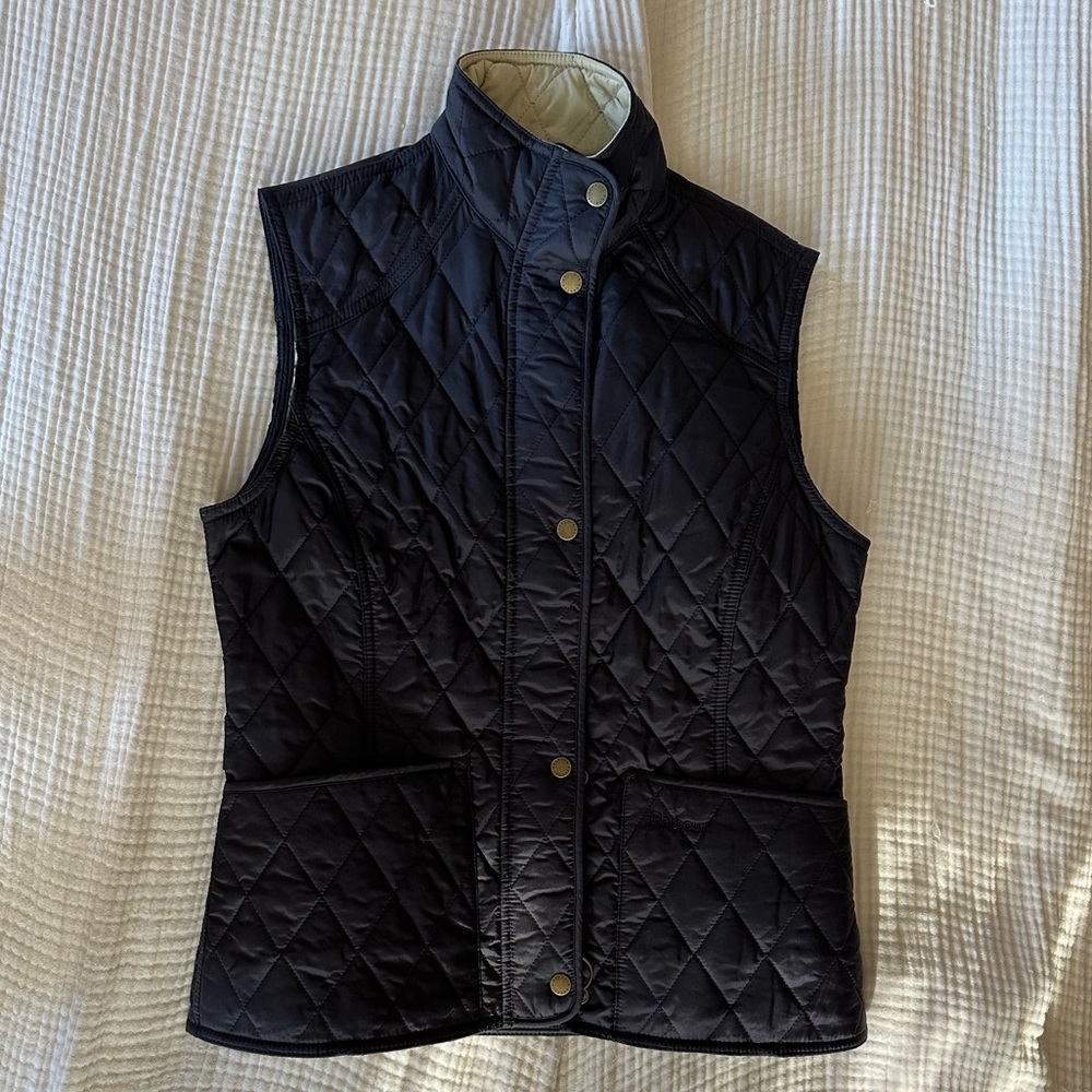 Barbour Vest Navy Size 6